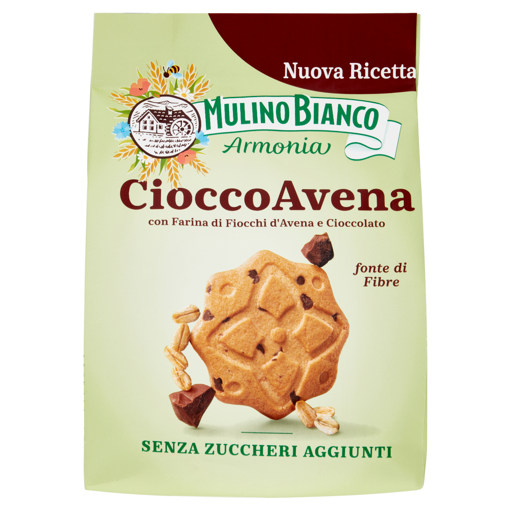 Mulino Bianco  Mulino Bianco Armonia CioccoAvena Biscotti Farina Avena e Cioccol