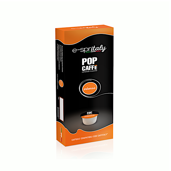 N.100 CAPSULE POP CAFFÈ ESPRITALY INTENSO COMPATIBILE CON MACCHINE CAFFITALY