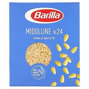 4X PASTA BARILLA MIDOLLINE  N. 24 PASTA DI SEMOLA DI GRANO DURO ITALIANO 4x500g