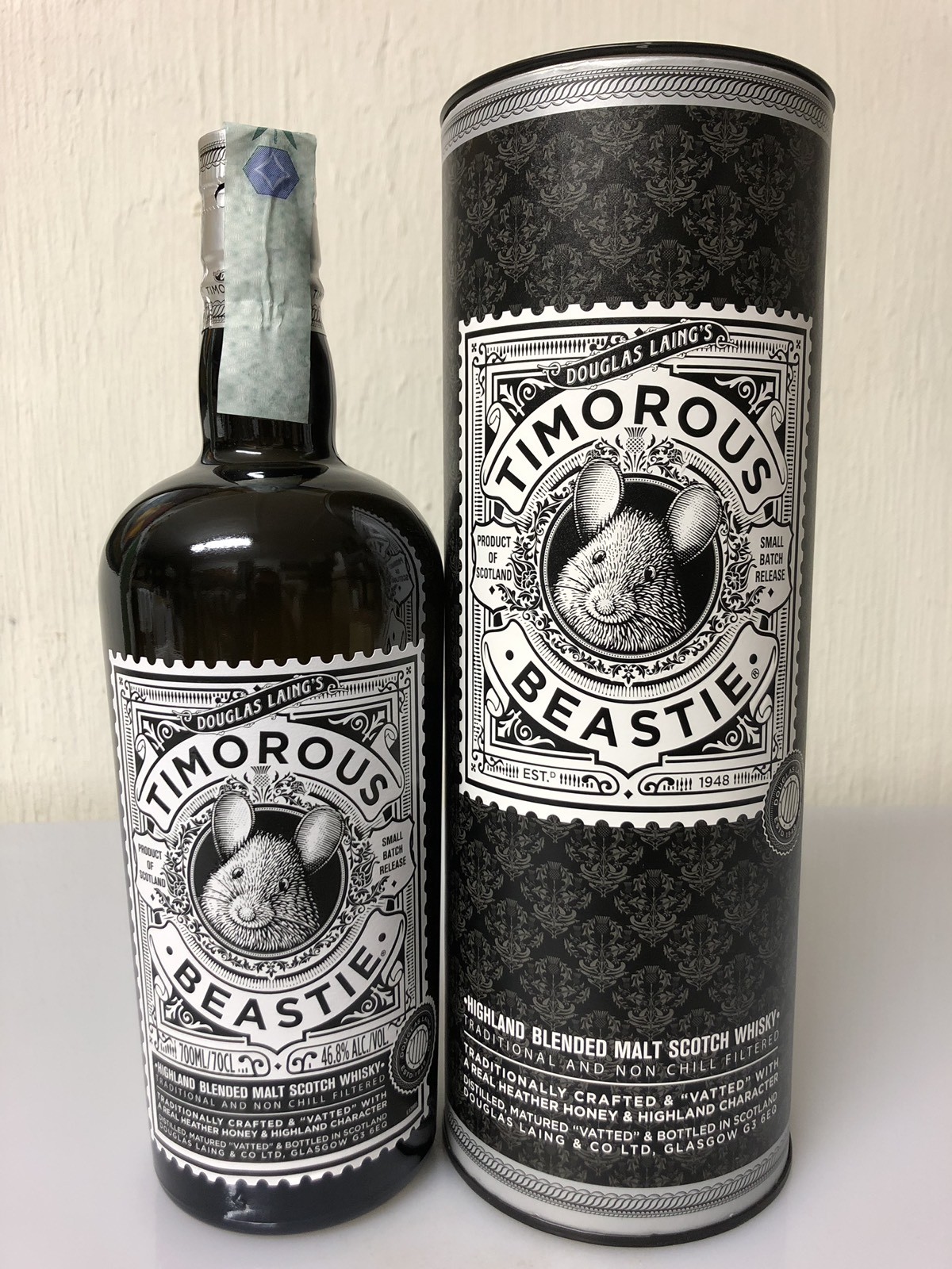 Douglas Laing’s Timorous Beastie Highland Blended Malt Scotch Whisky 70cl 46,8%