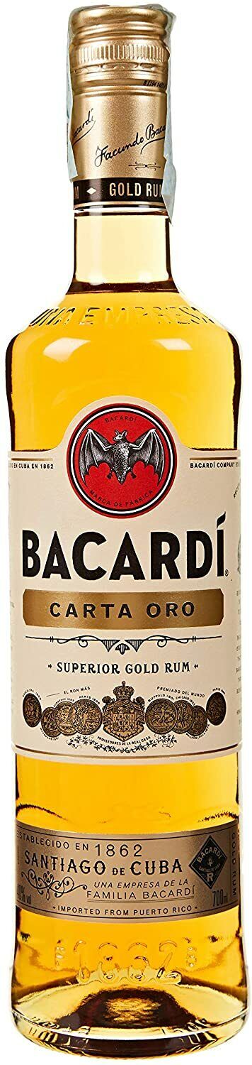 Bacardi Carta Oro Rum, 70cl