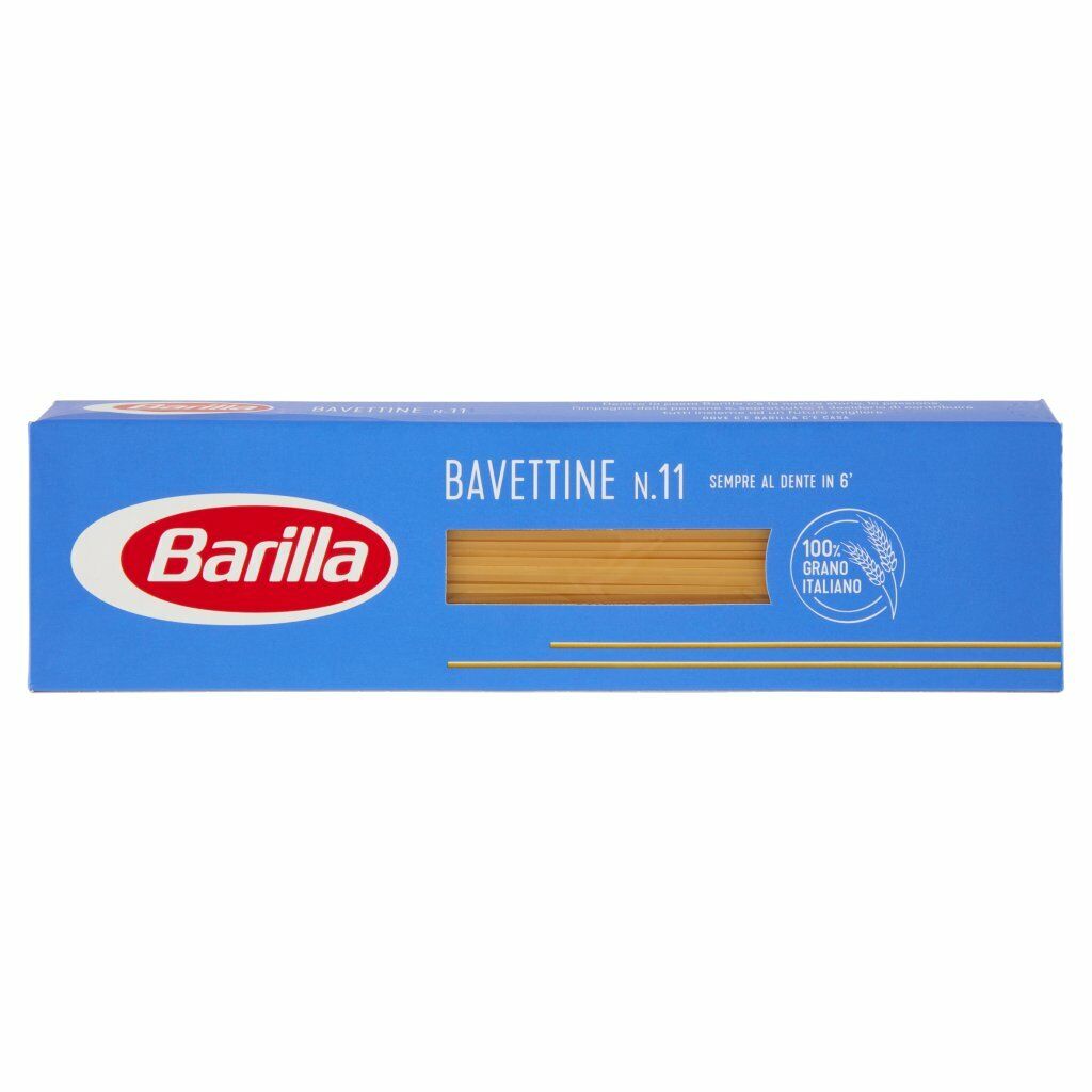 4X PASTA BARILLA BAVETTINE N. 11 PASTA DI SEMOLA DI GRANO DURO ITALIANO 4x500g