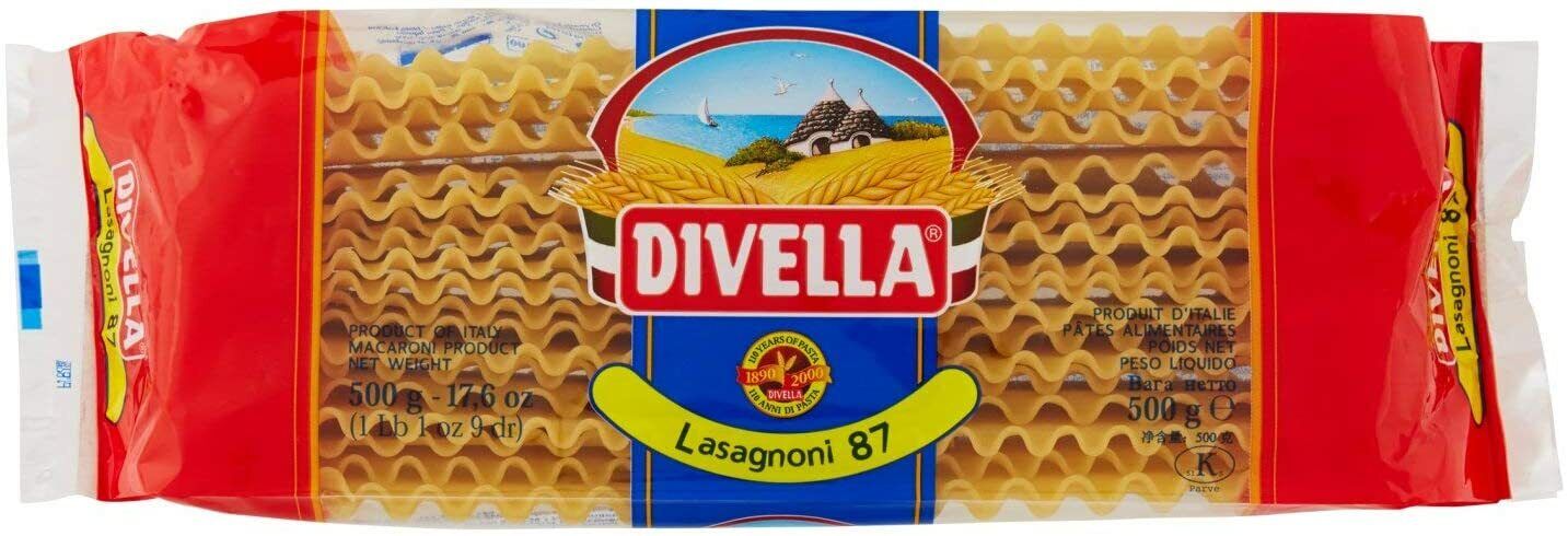 Divella - Lasagnoni, Pasta di semola di Grano Duro - 500 g