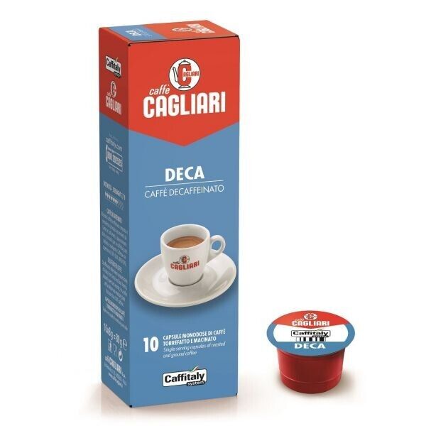 Caffitaly System - Cagliari Decaffeinato - 100 Capsule originali