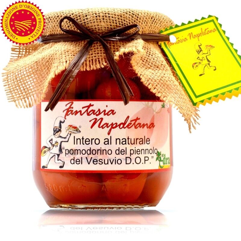 Pomodorino del Piennolo del Vesuvio Dop "Intero Al Naturale" - Offerta 3 Pezzi