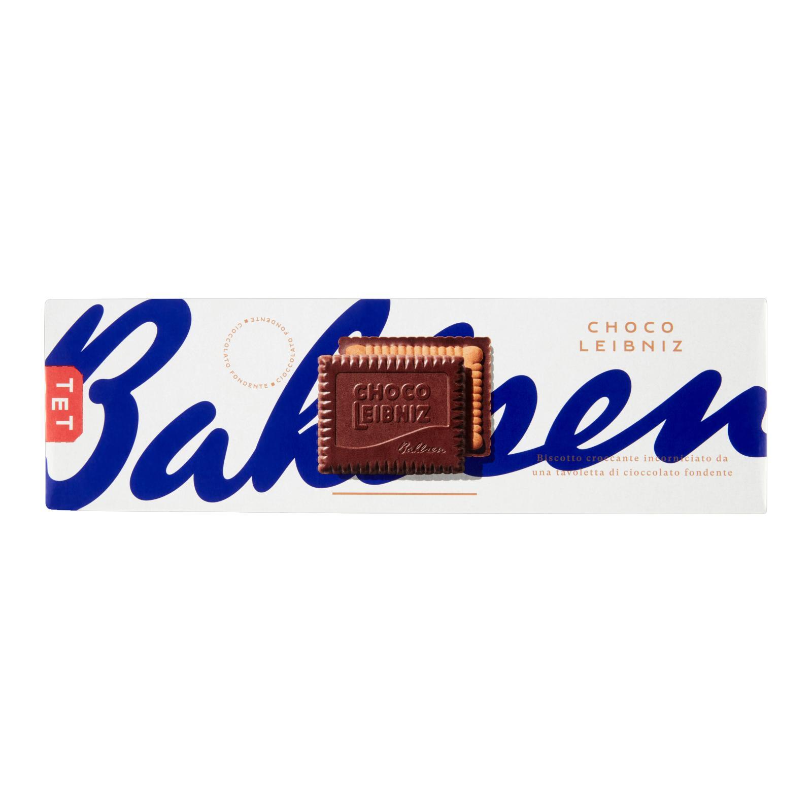 BISCOTTI BAHLSEN CHOCO LEIBNIZ CIOCCOLATO FONDENTE 125g CROCCANTE DARK