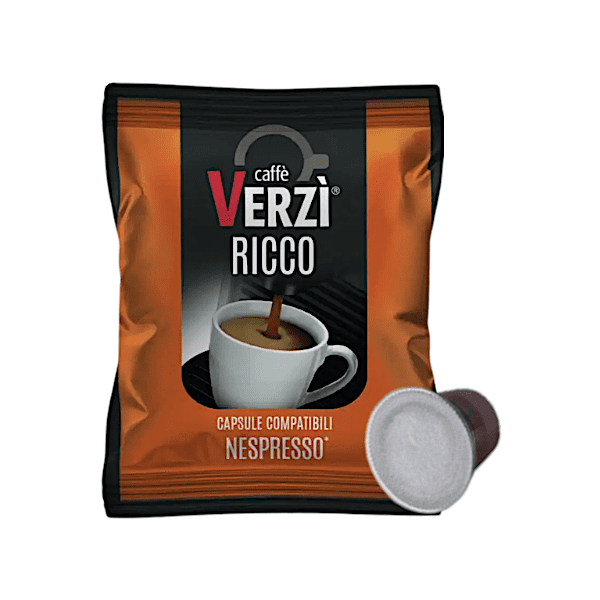 100 CAPSULE COMPATIBILE NESPRESSO VERZÌ RICCO