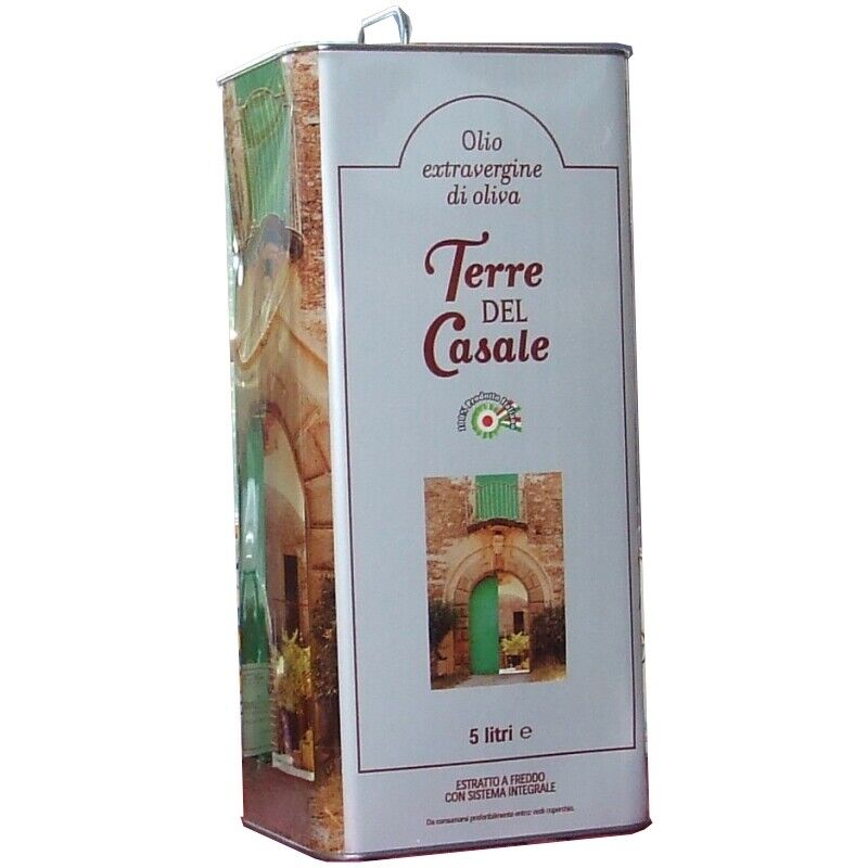 Olio Extra Vergine d'Oliva 5 Lt - Terre del Casale - - Offerta 3 Pezzi