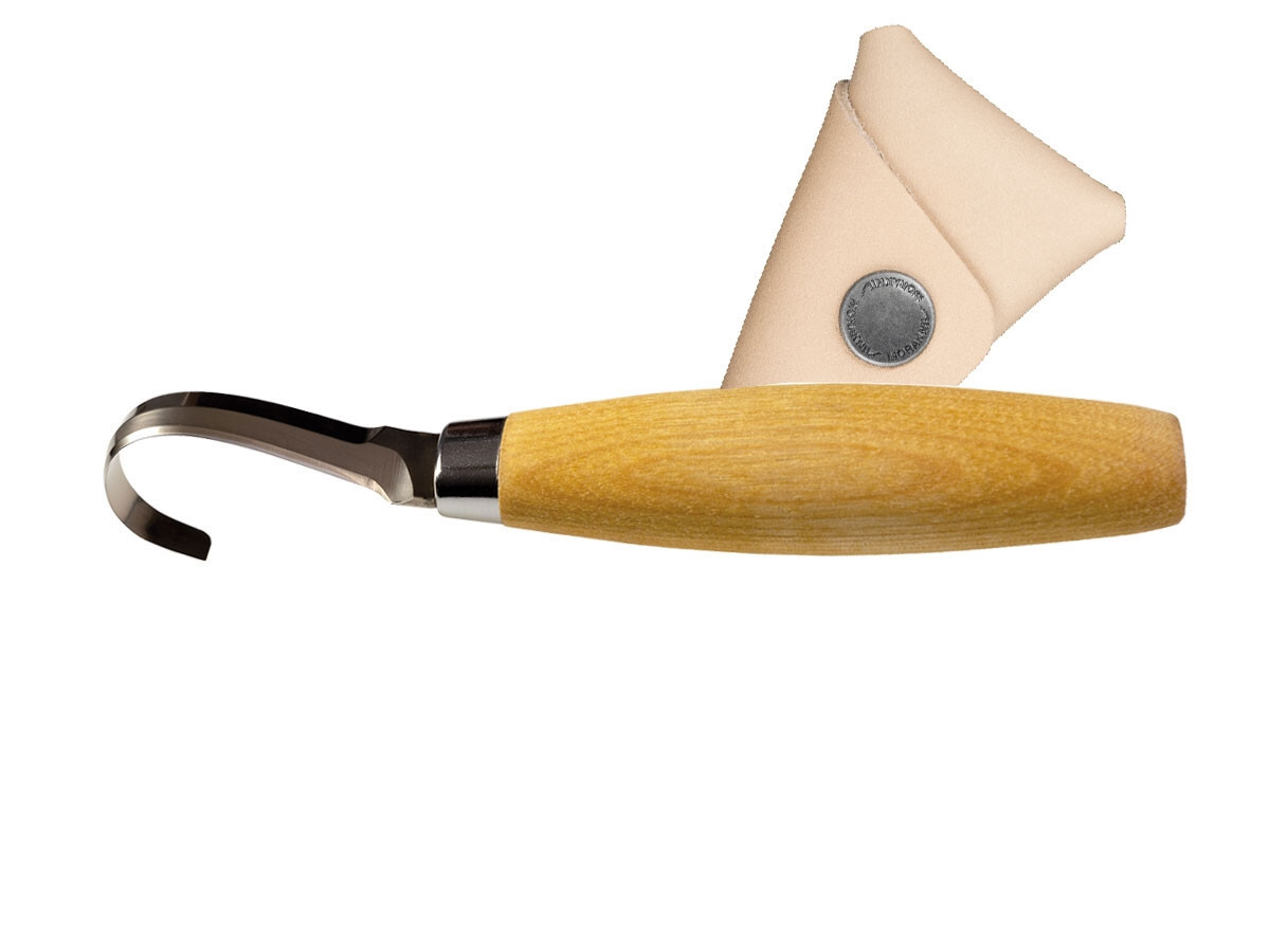 Coltello per intarsio - Morakniv HOOK KNIFE 164 LEFT HAND W/SHEATH (S) (13386)