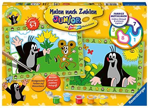 Ravensburger Malen nach Zahlen 28771 - Der kleine Maulwurf - Kinder 5-7 (o9J)