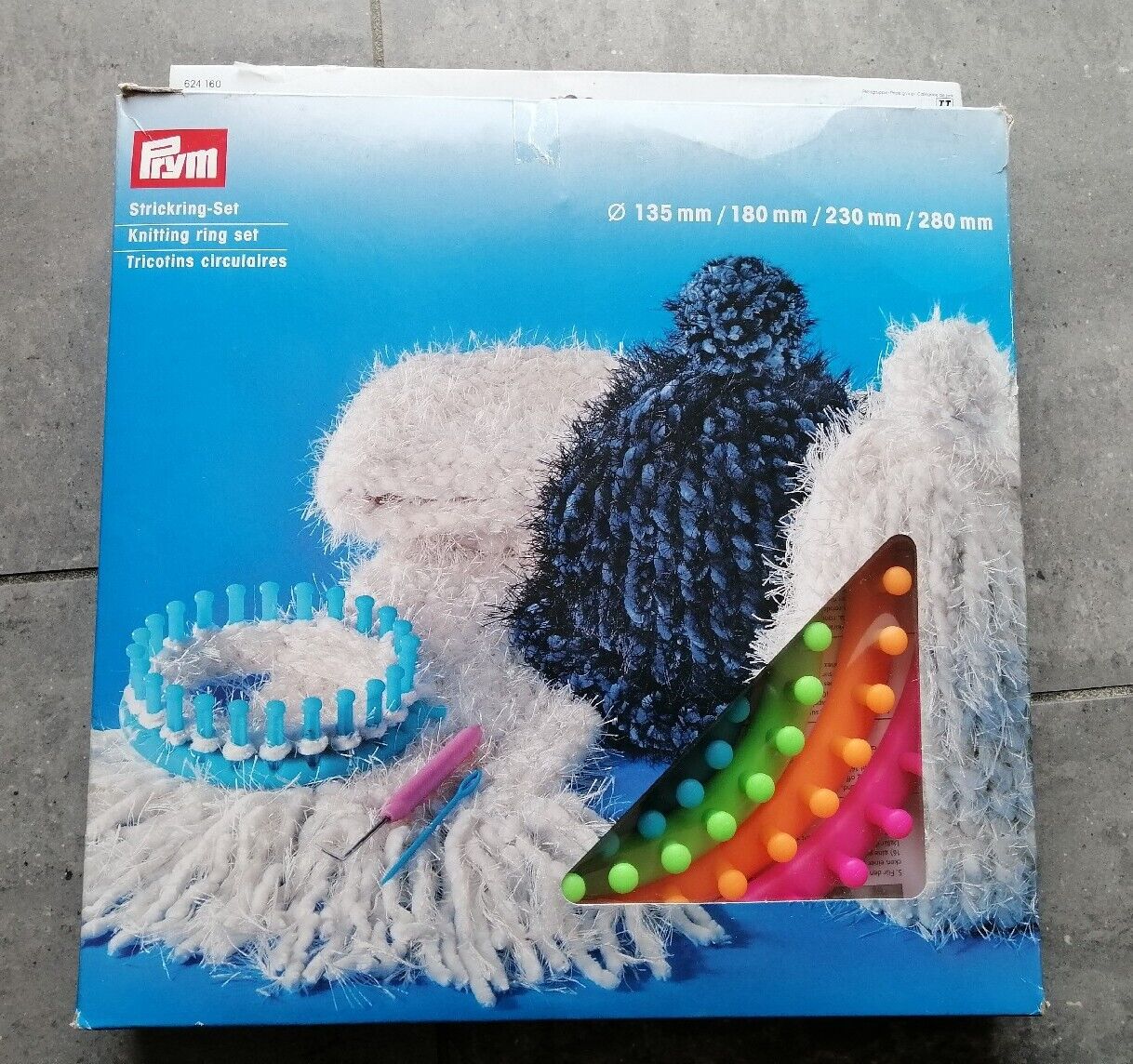 SET per MAGLIA 4 ANELLI Cordino Caterinetta Lana telaio PRYM 624160 berrette