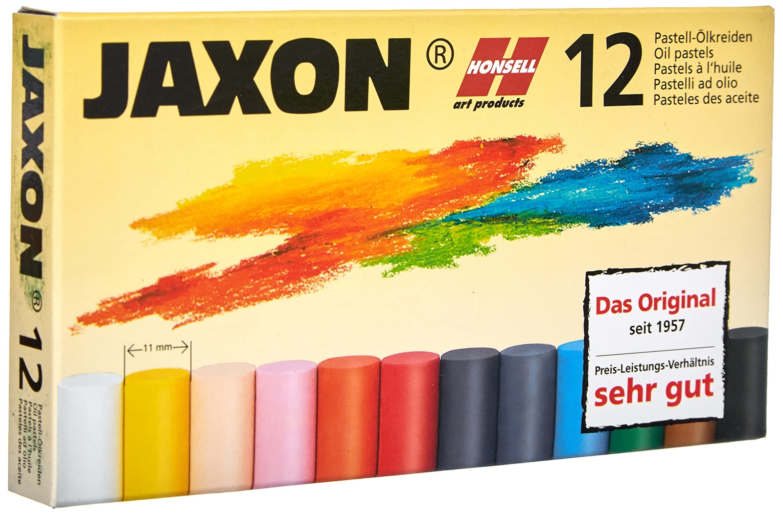 Baier & Schneider Jaxon 47412 - Oil Pastels in Pack of 12