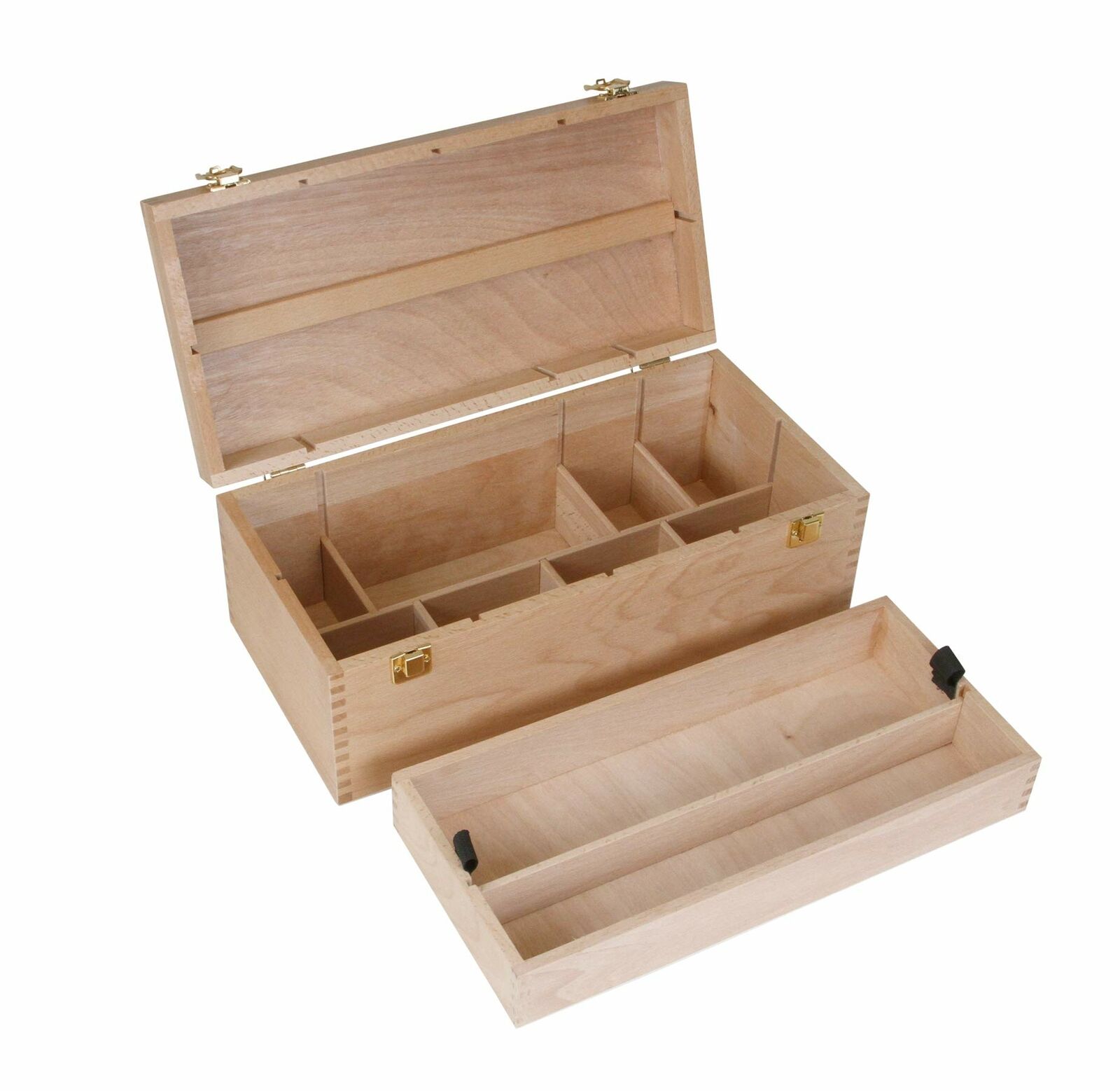 Meister - Cassetta per attrezzi da pittura, in legno (A7t)
