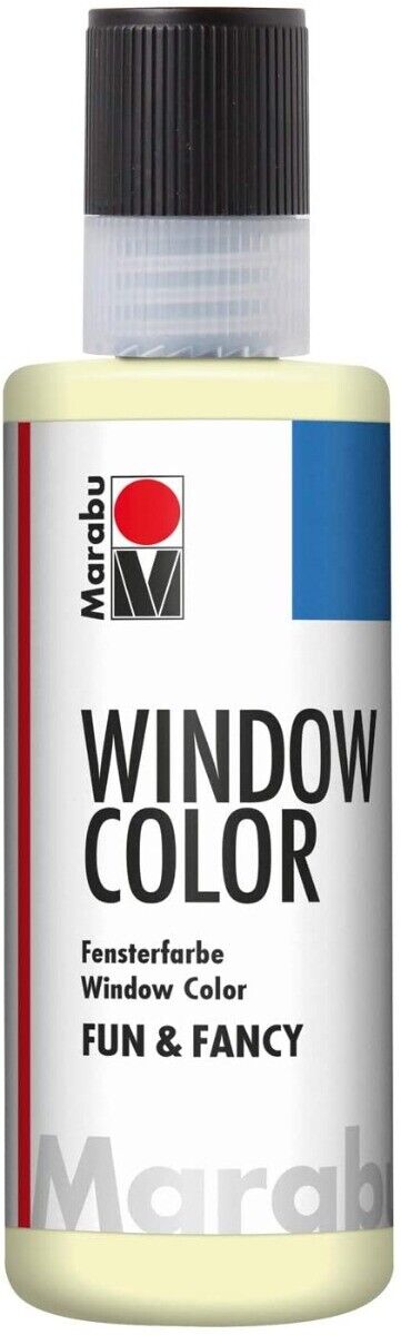 MARABU - "FUN&FANCY" COLORE A BASE D'ACQUA PER VETRI 8OML - COLORE GIALLO FLU...