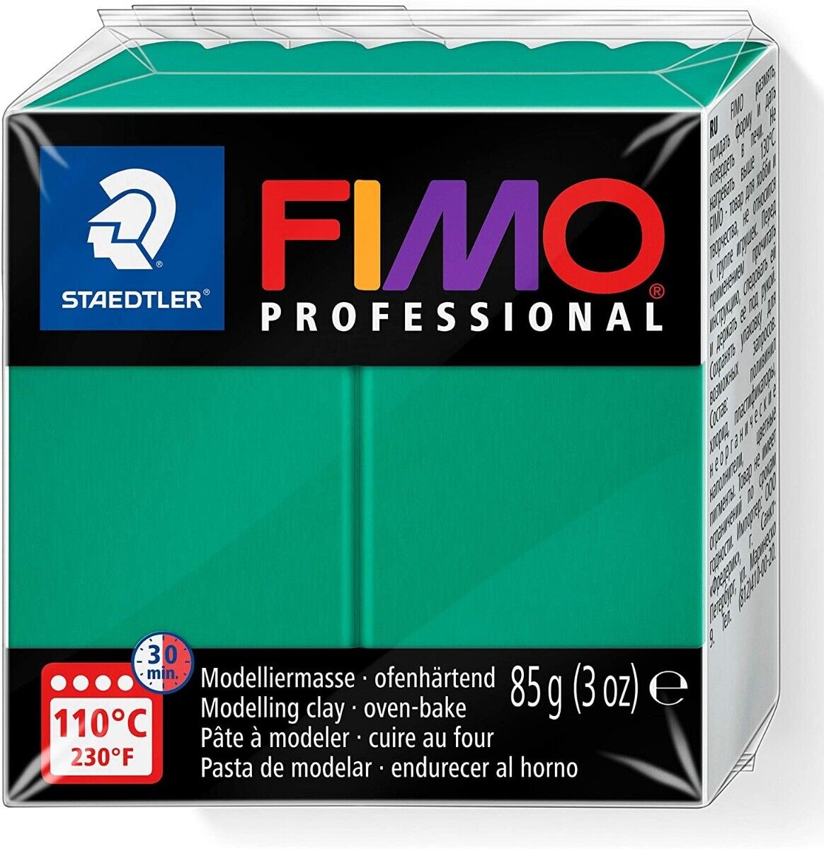 FIMO - PASTA MODELLABILE SINTETICA 85GR  VERDE 500
