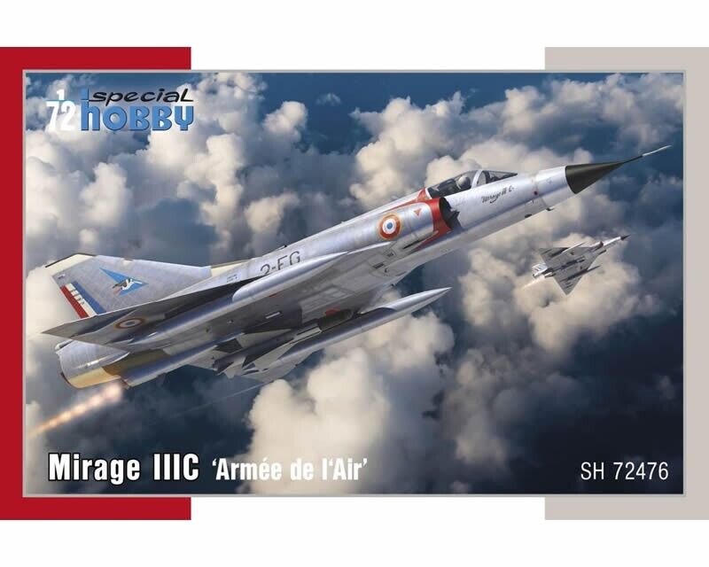 Special Hobby - Dassault Mirage IIIC "Armée de l'Air" 1:72 SH72476 modellismo