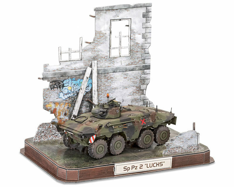 Revell 03321 SpPz2 Luchs & 3D Puzzle Diorama 1:35 modellismo