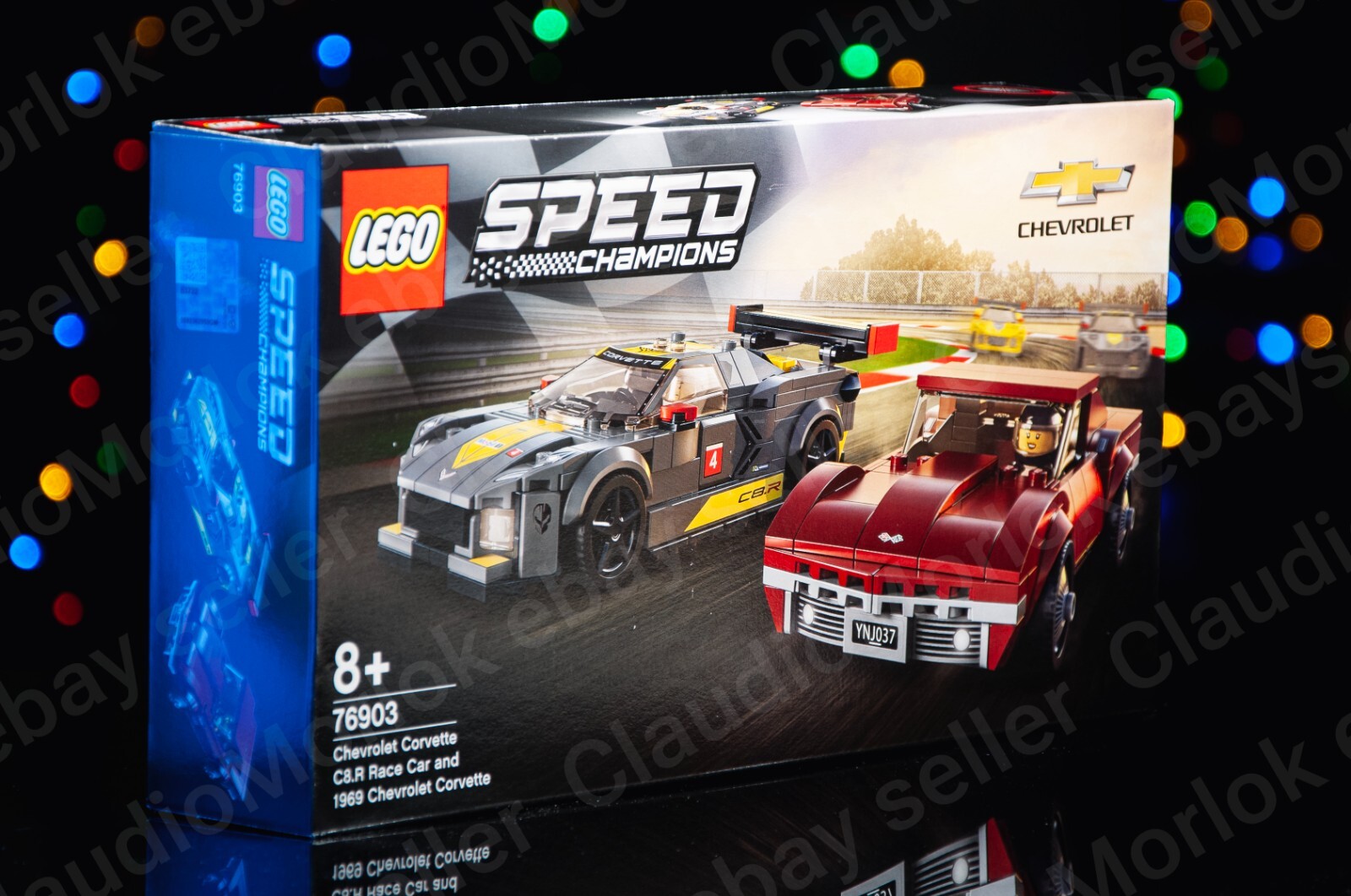 ⭐ LEGO 76903 Chevrolet Corvette C8.R e 1969 Corvette Speed Champions