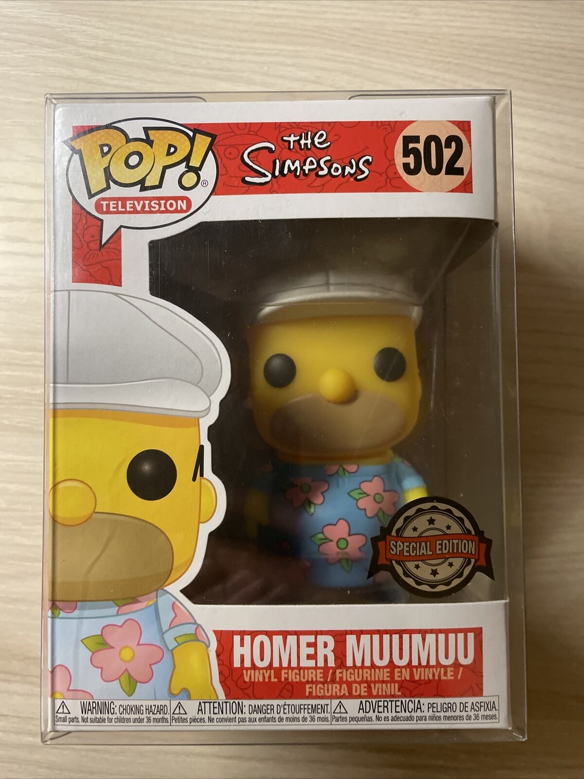 Funko pop Homer Simpson 502 Homer MuuMuu With Protector