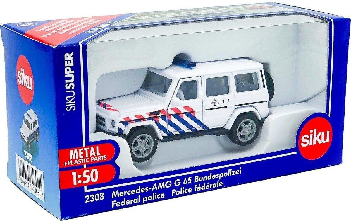 SIKU 1:50 DIE CAST AUTO POLIZIA MERCEDES  AMG G 65  POLIZEI   ART 2308