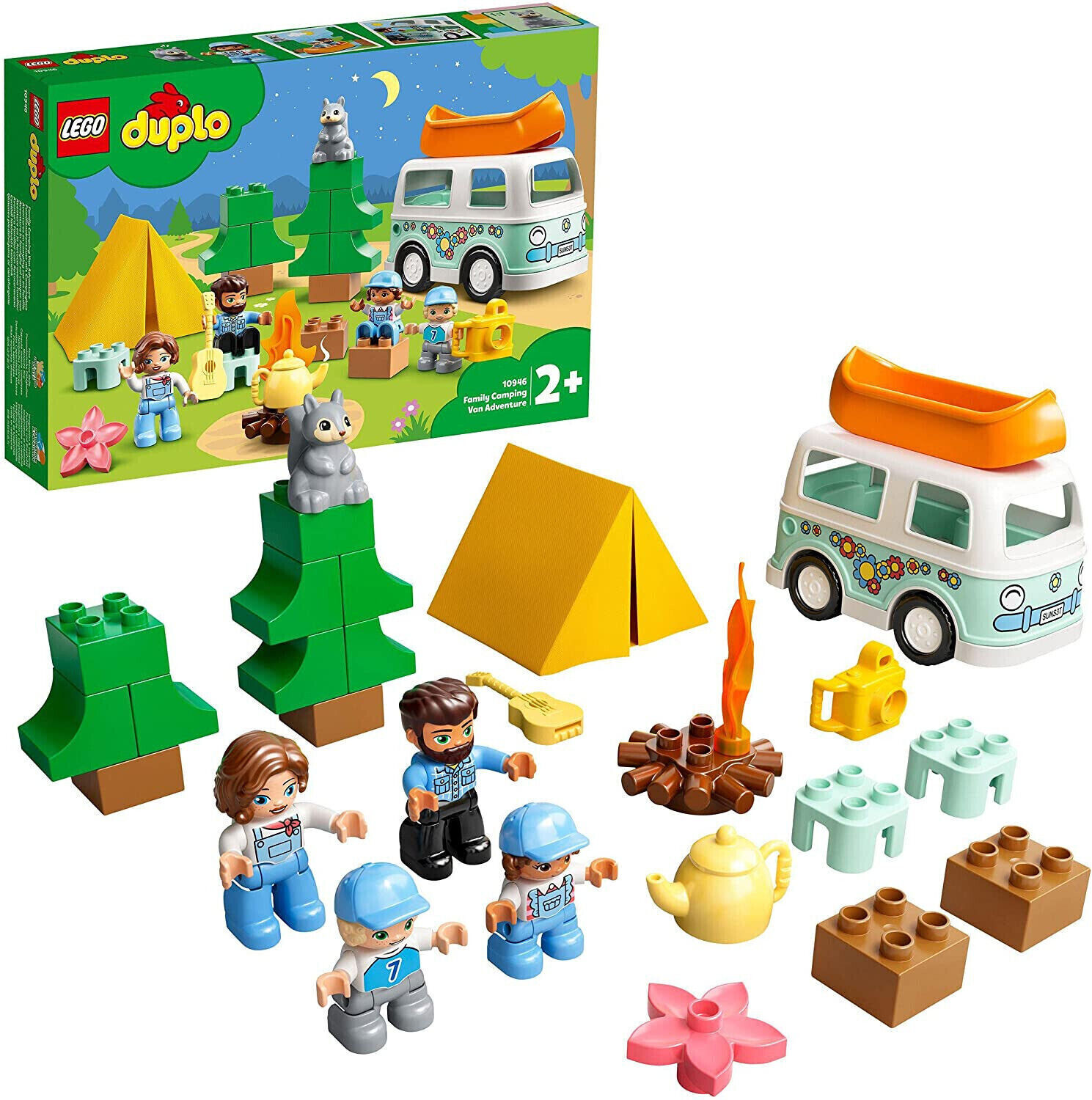 LEGO DUPLO AVVENTURA IN FAMIGLIA SUL CAMPER VAN    2+ ANNI      ART 10946
