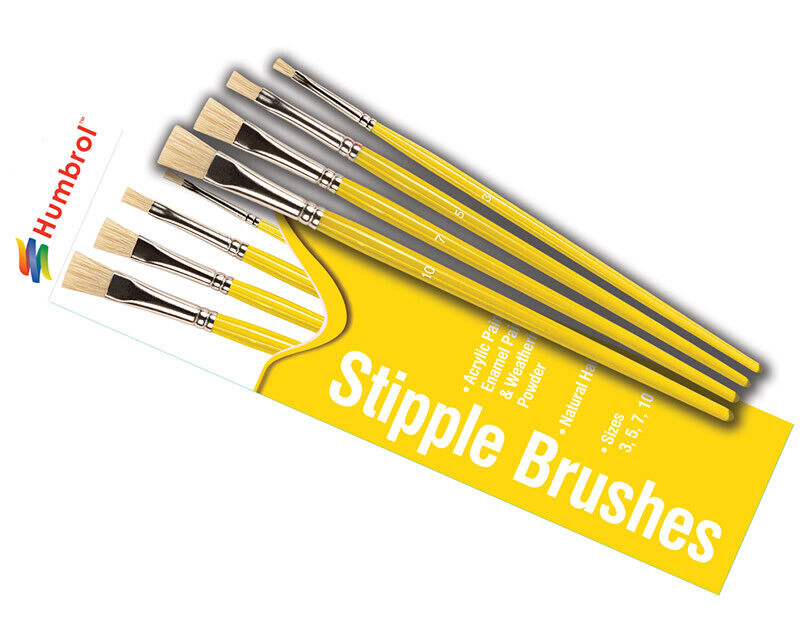 Humbrol AG4306 Stipple Brush Pack modellismo