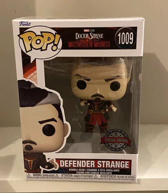 Funko Pop MARVEL DOCTOR STRANGE DEFENDER STRANGE 1009 bollino special edition