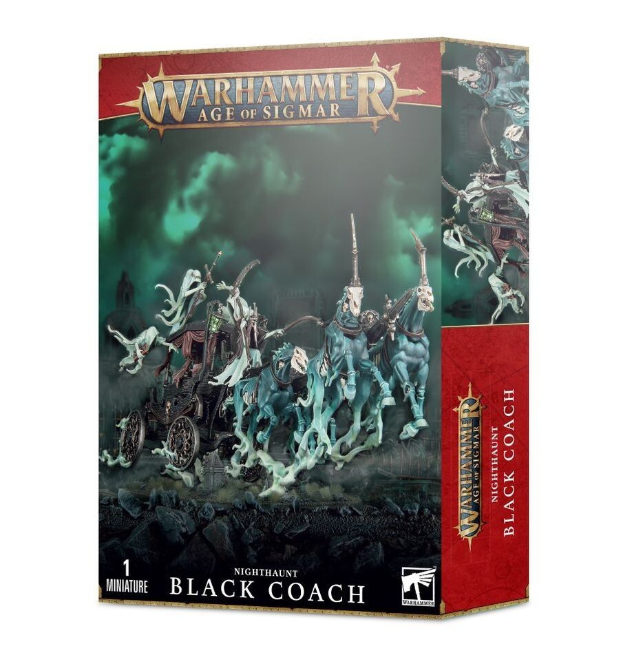 BLACK COACH miniatura NIGHTHAUNT warhammer AGE OF SIGMAR età 12+
