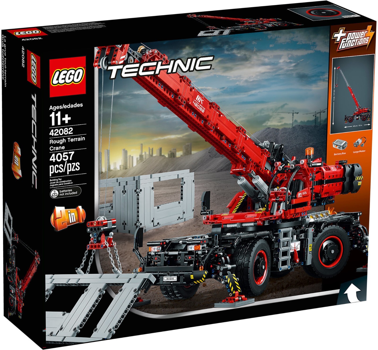 LEGO 42082 TECHNIC ROUGH TERRAIN CRANE AUTOGRU