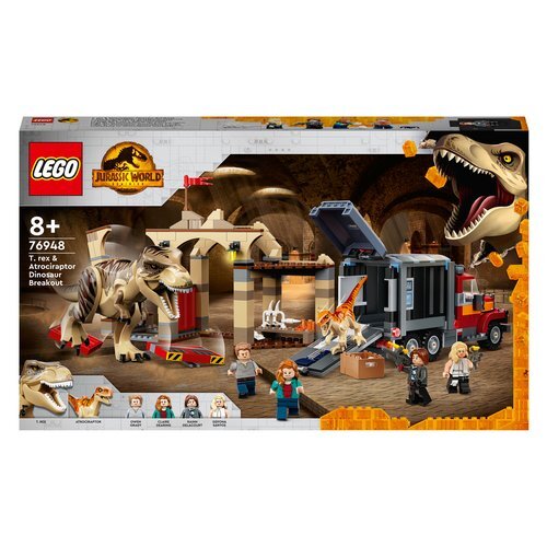 LEGO 76948 JURASSIC WORLD La fuga del T.rex e dell'Atrociraptor