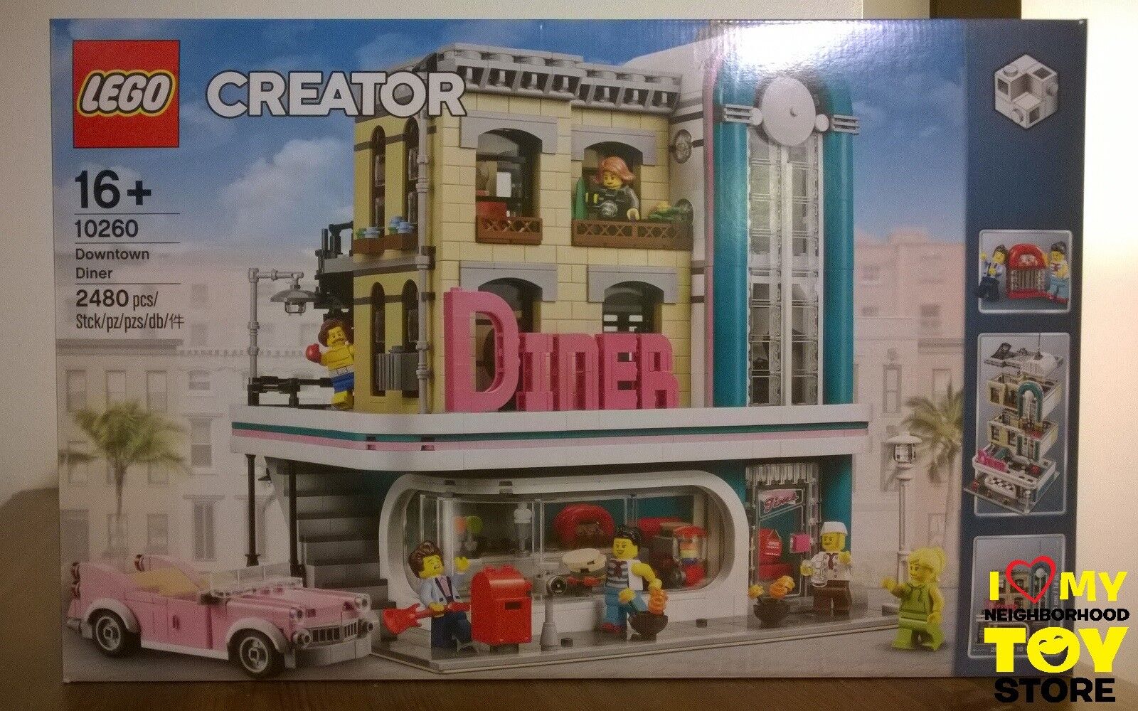 IN STOCK - LEGO 10260 CREATOR EXPERT DOWNTOWN DINER (2018) - MISB
