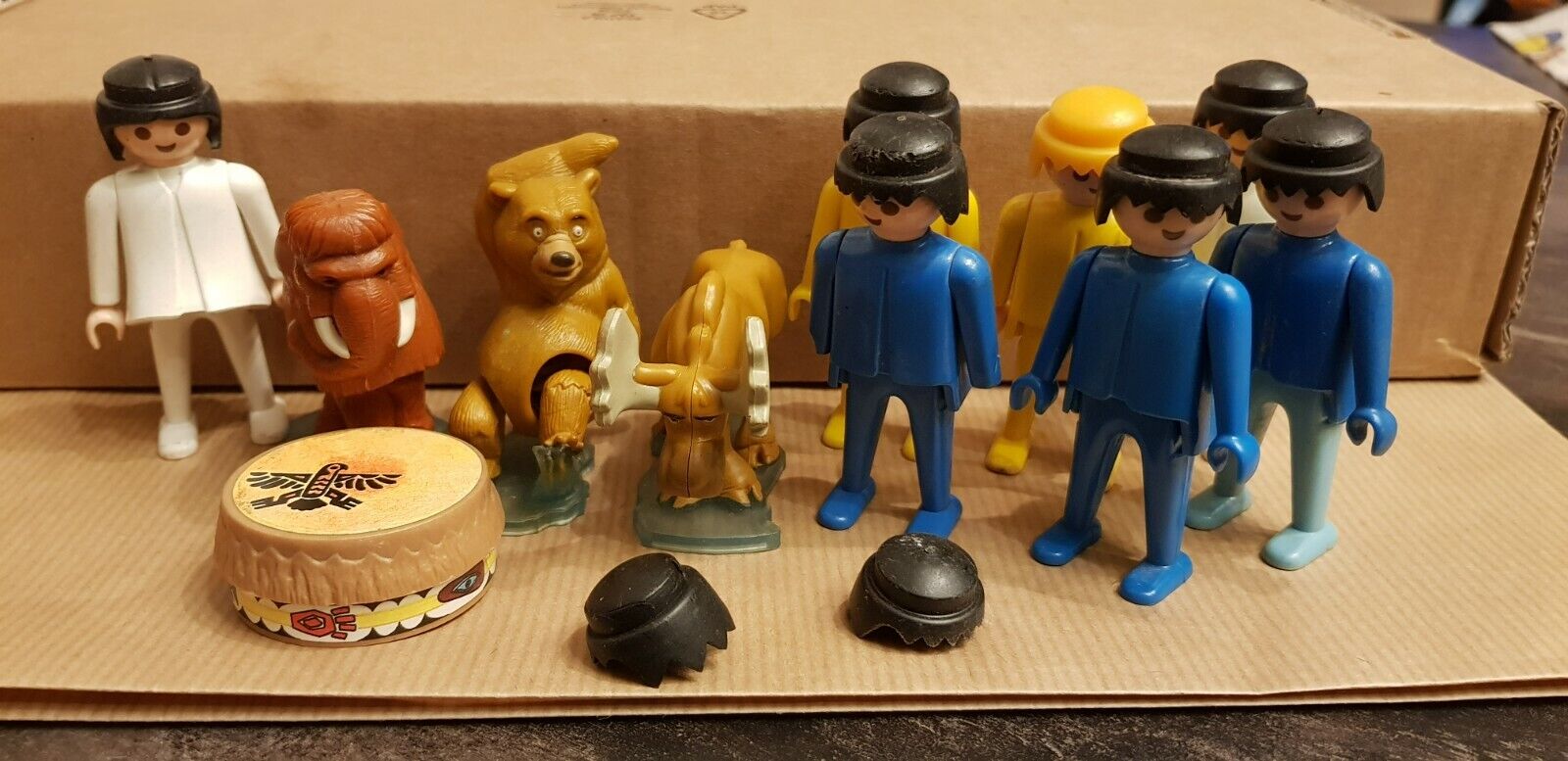 PLAYMOBIL SYSTEM FIGURE GEOBRA WESTERN VINTAGE TOP RAR SORPRESINE SOLDATI
