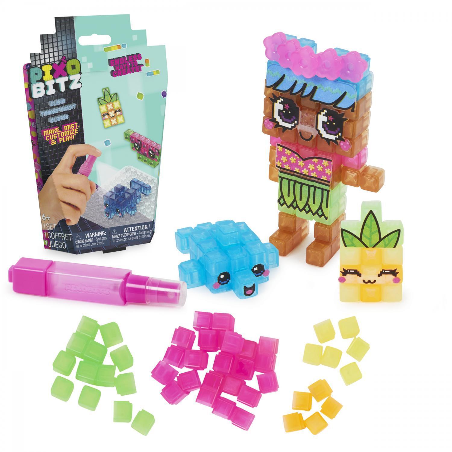 Spin Master Pixobitz: Trasparenti Costruzioni Per Bambini da 6+ Anni - 6064693