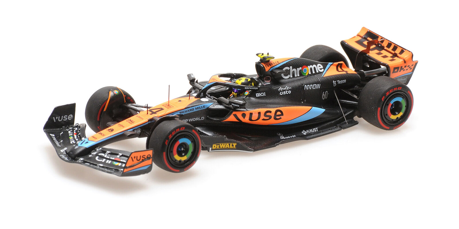 Minichamps 1:43 McLAREN MCL60 LANDO NORRIS BAHRAIN GP 2023 - 537234304