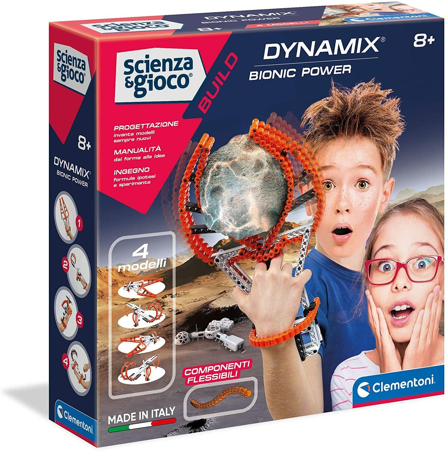 Costruzioni Scienza Gioco Bambini Dynamix Bionica Power Clementoni 19169