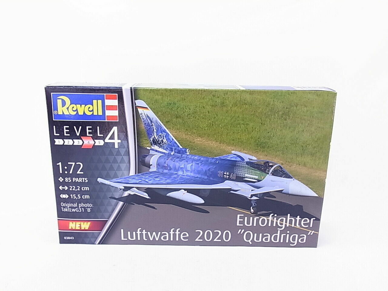 REVELL 1:72 KIT AEREO EUROFIGHTER LUFTWAFFE 2020 QUADRIGA  22,2 CM  ART 03843