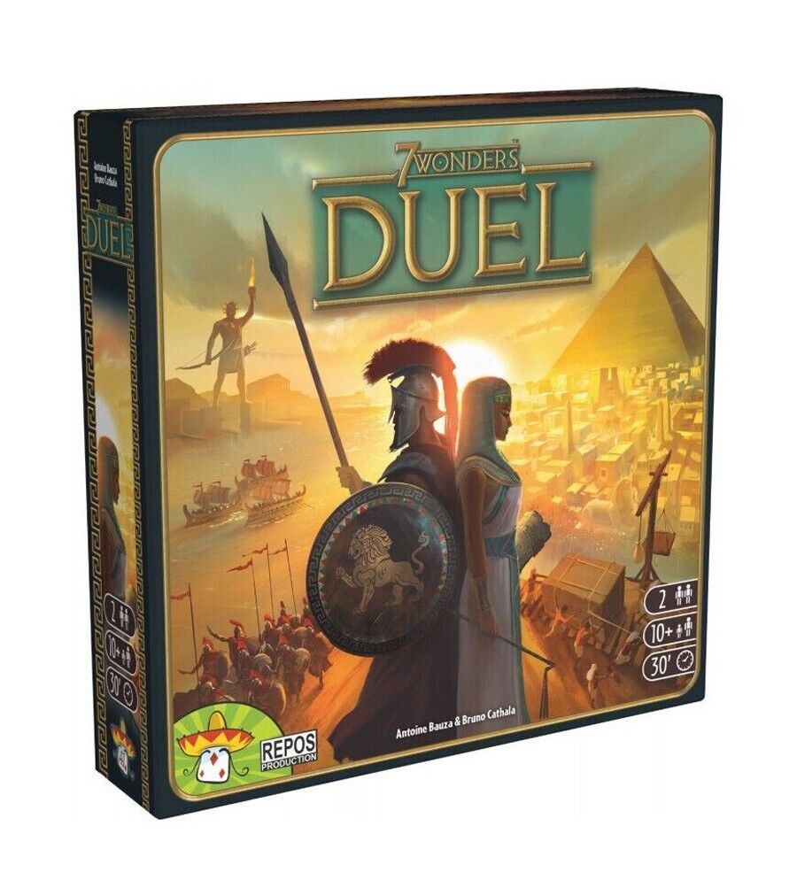 REPOS Gioco di Societa' 7 Wonders DUEL - EDIZIONE FRANCESE