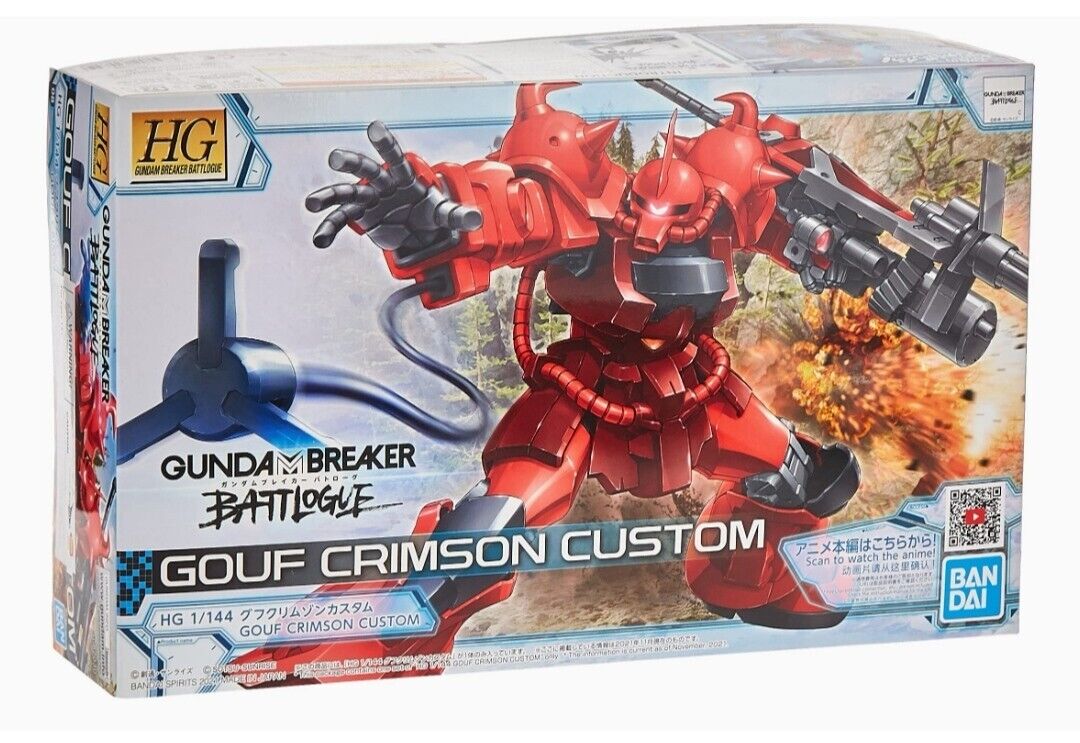 Gundam HG 08 Breaker Battlogue GOUF CRIMSON CUSTOM Bandai Model Kit 1/144