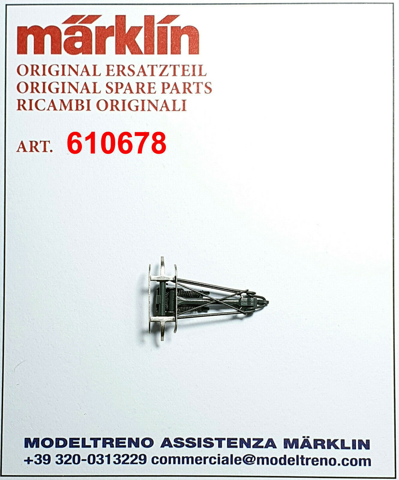 MARKLIN 610678 PANTOGRAFO  EINHOLM-STROMABNEHMER 36604