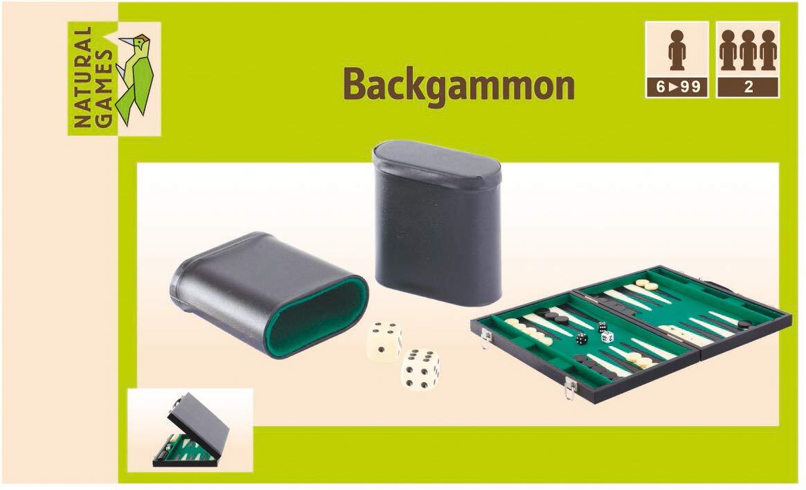 VEDES Großhandel GmbH - Ware 61096086 Backgammon Faux Leather, Colourful