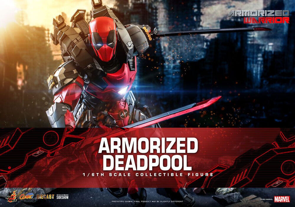 Marvel Comic Masterpiece Action Figura 1/6 Armorized Deadpool 33 Cm Hot Toys