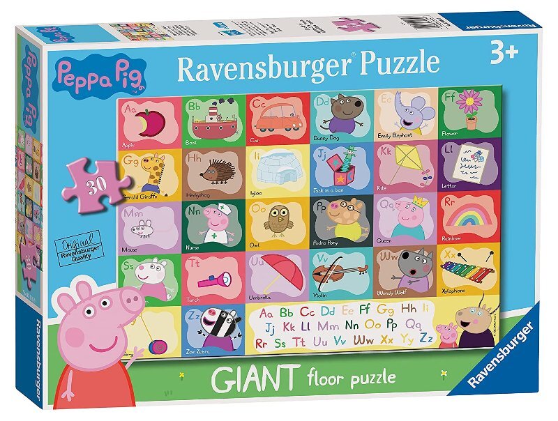 GIOCATTOLO Puzzle 24 giant Peppa Pig Alphabet