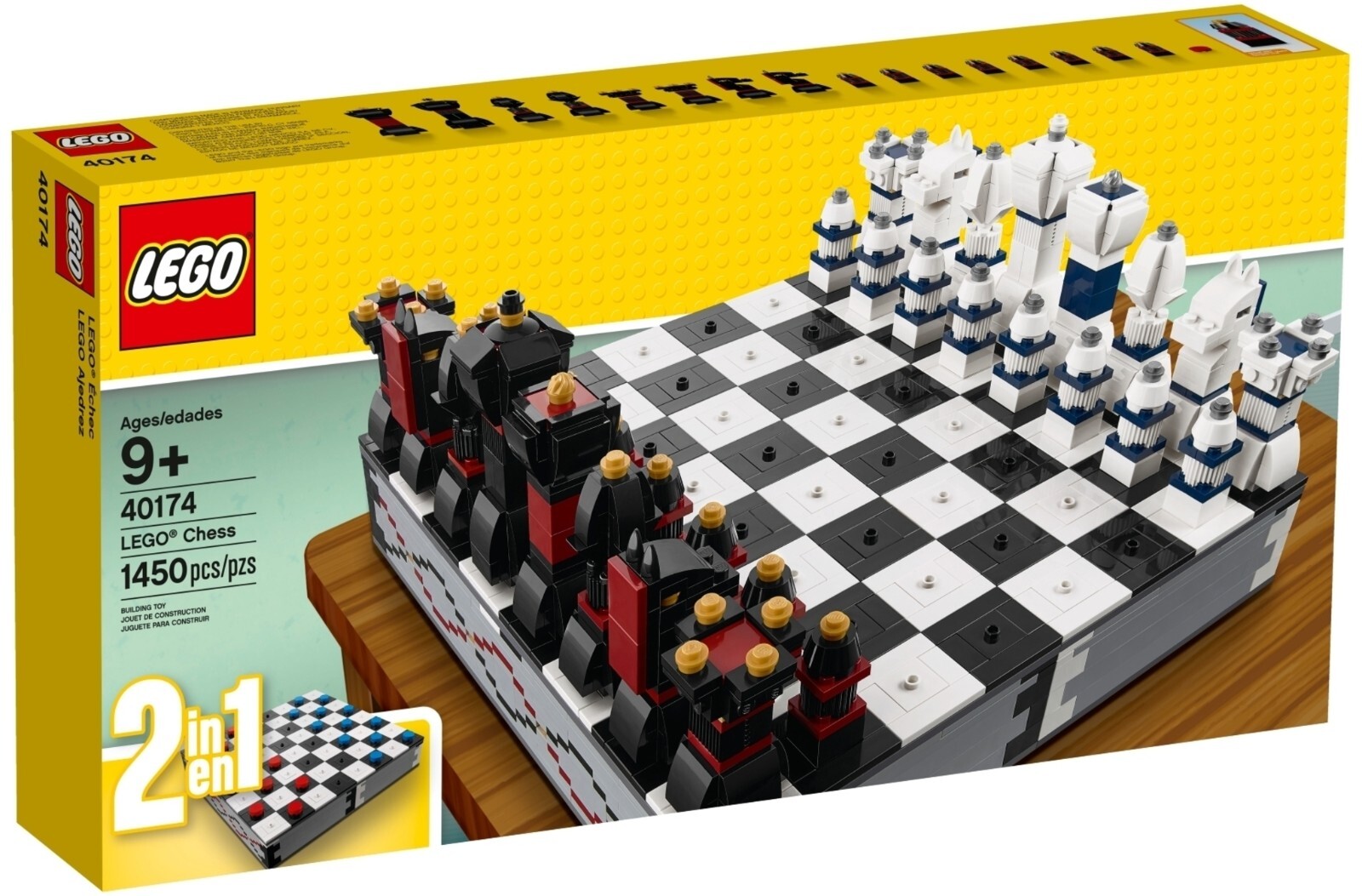 LEGO 40174 SET SCACCHI LEGO - MISB NUOVO PERFETTO RITIRATO - NEW SEALED RETIRED