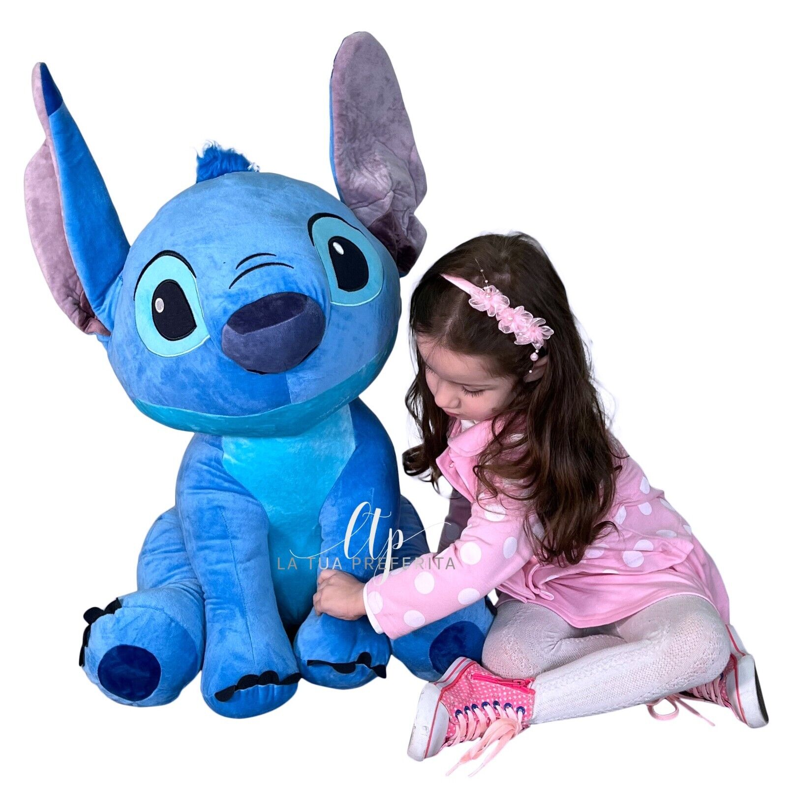 Stitch 70cm Peluche Morbido Gigante Disney Lilo & Stitch c/ Suono Adulti Bambini