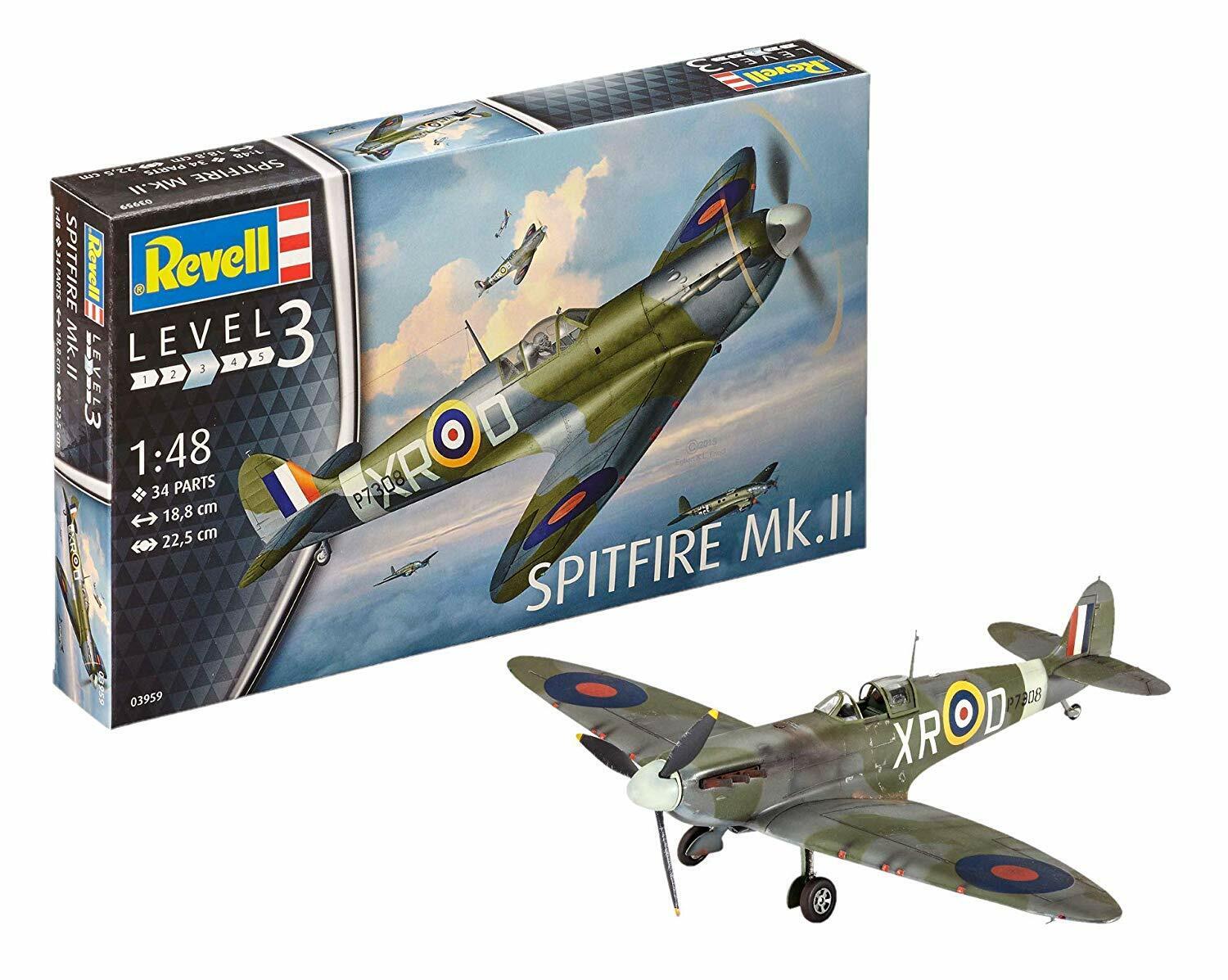 Supermarine Spitfire Mk.II 1:48 REV03959 - revell modellismo