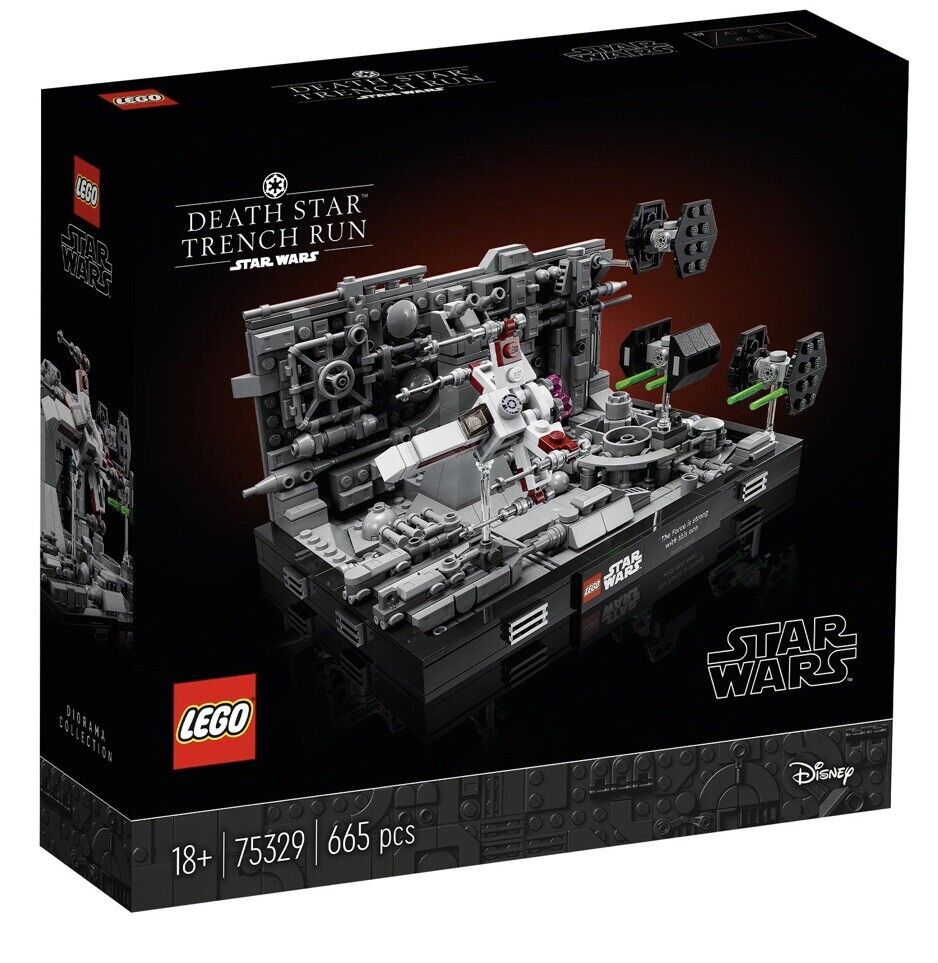LEGO 75329 STAR WARS Diorama Volo sulla trincea della Morte Nera