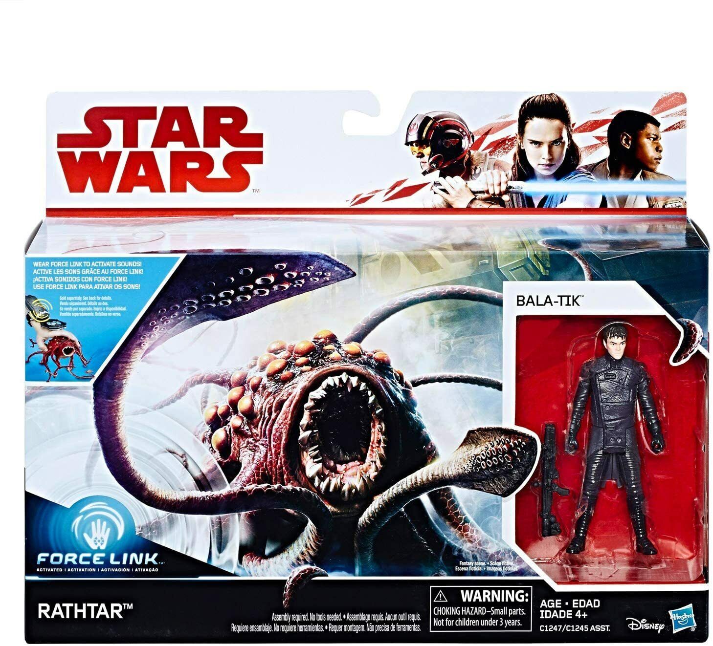Star Wars Jedi Bala-Tik Force Link + 4ans Hasbro Nuovo