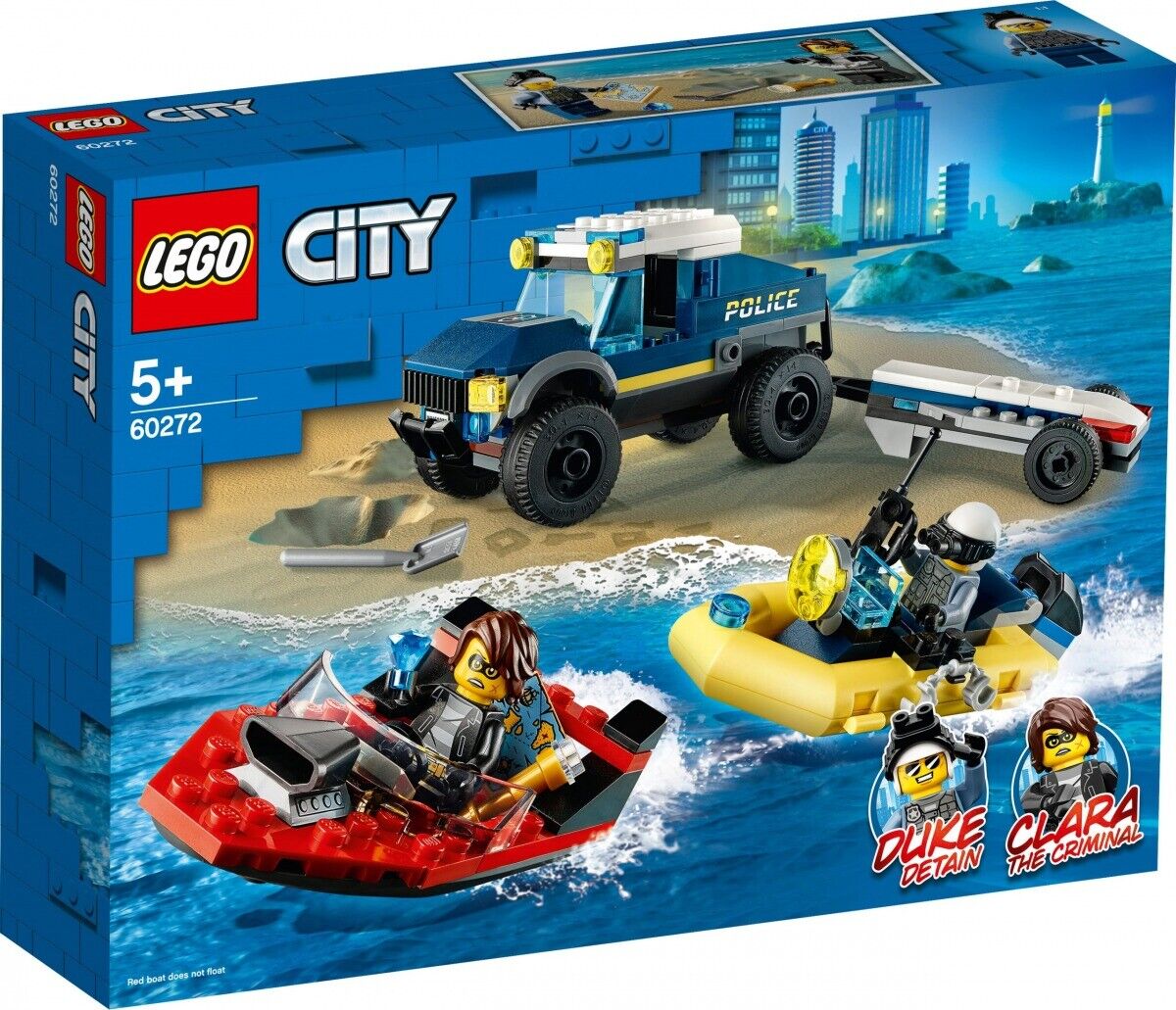 LEGO City Il Trasporto Da Barca Della Polizia Elite 60272