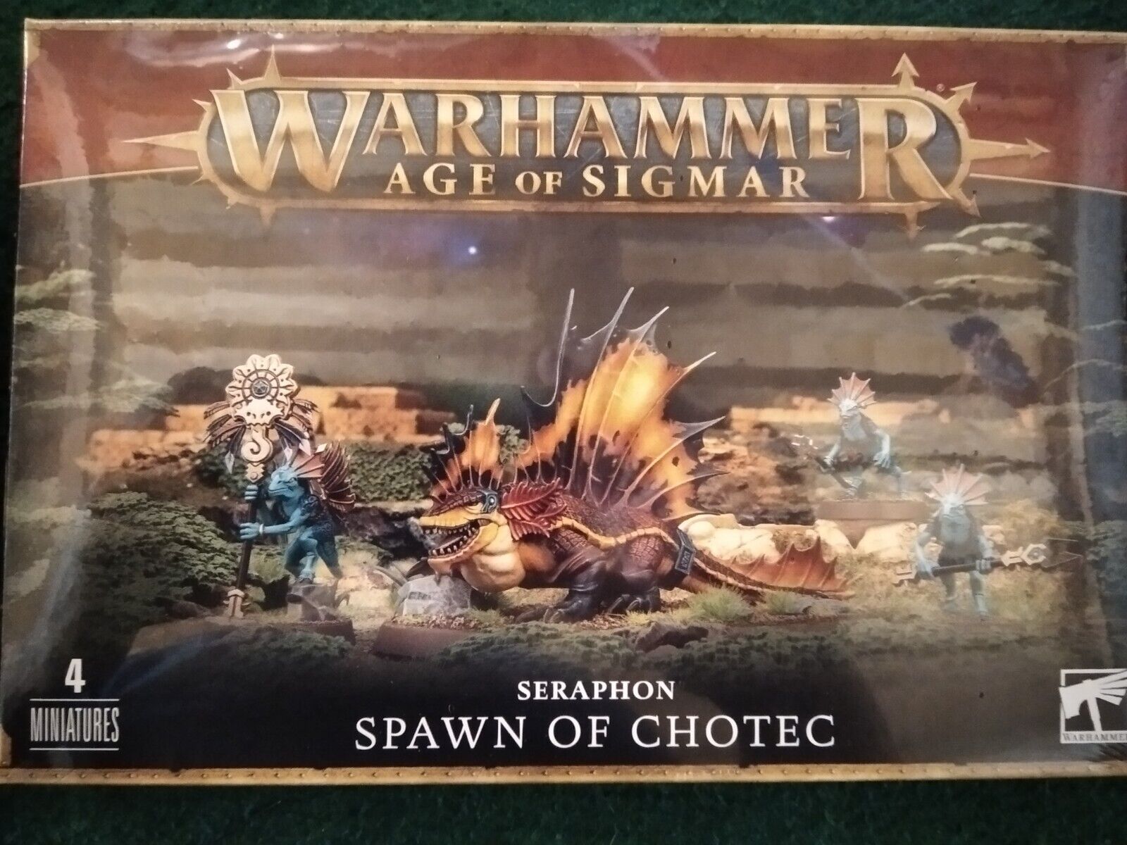 SPAWN OF CHOTEC Progenie 4 miniature Seraphon per Warhammer Age of Sigmar