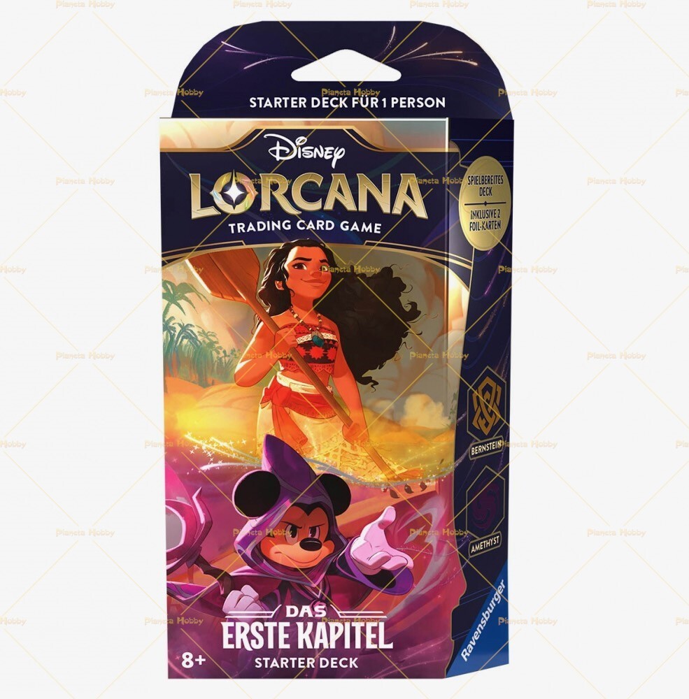 Lorcana Disney Mazzo Starter  - Moana e Topolino